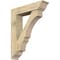 Ekena Millwork Balboa Traditional Rough Sawn Bracket w/ Offset Brace, Douglas Fir, 8"W x 34"D x 42"H BKT0806X34X42BOA01RDF - alternate 1